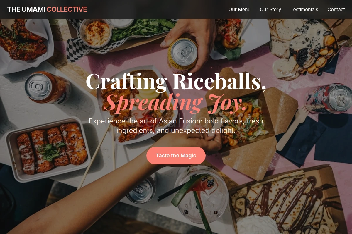 Pop-up Asian Fusion Food