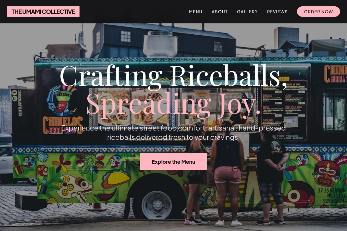 Minimalist Food Truck