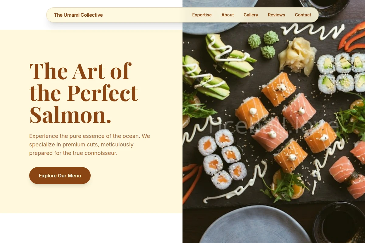 Salmon Japanese Food
