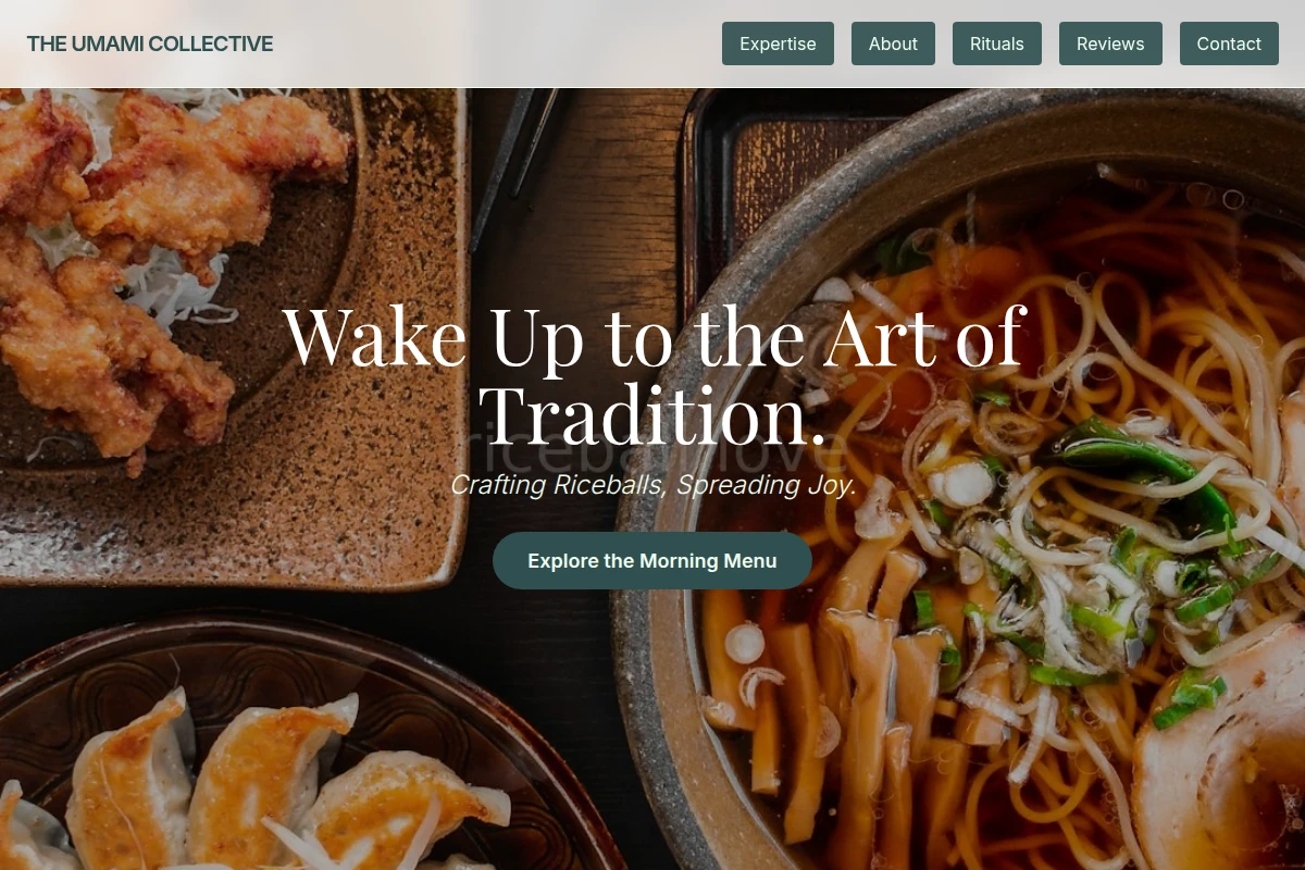 Morning Japanese Food